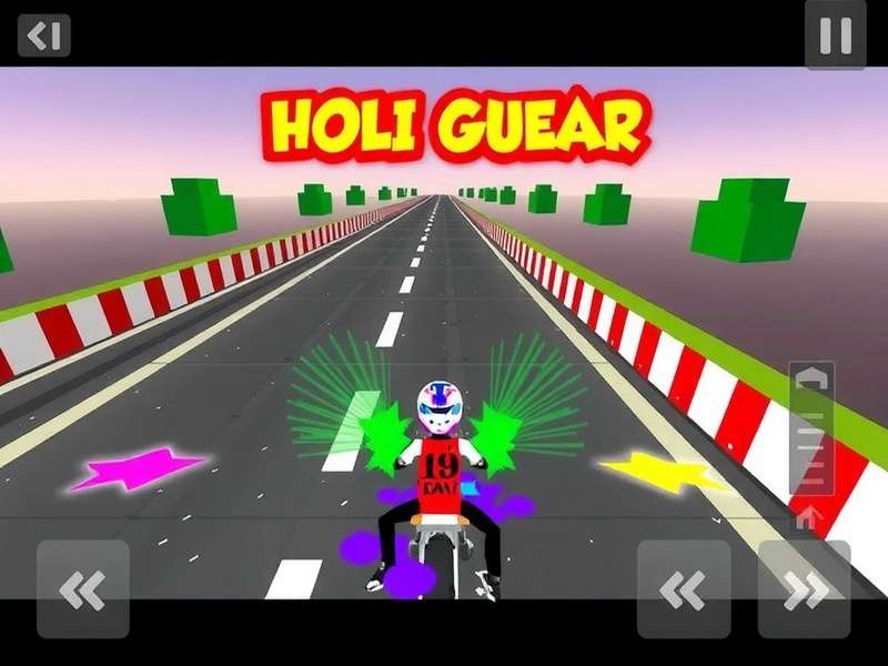 Holi Fun Race game screenshot